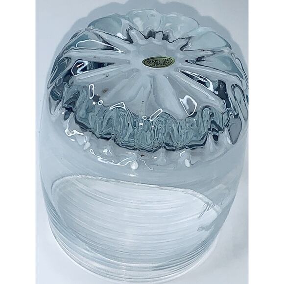 Crown Royal Old Fashioned Rocks Lowball Glass Etched Logo Label Made in Turkey - Picture 5 of 10